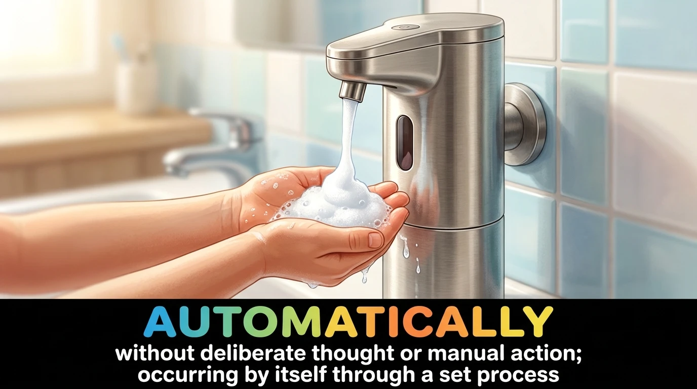English Illustration for automatically